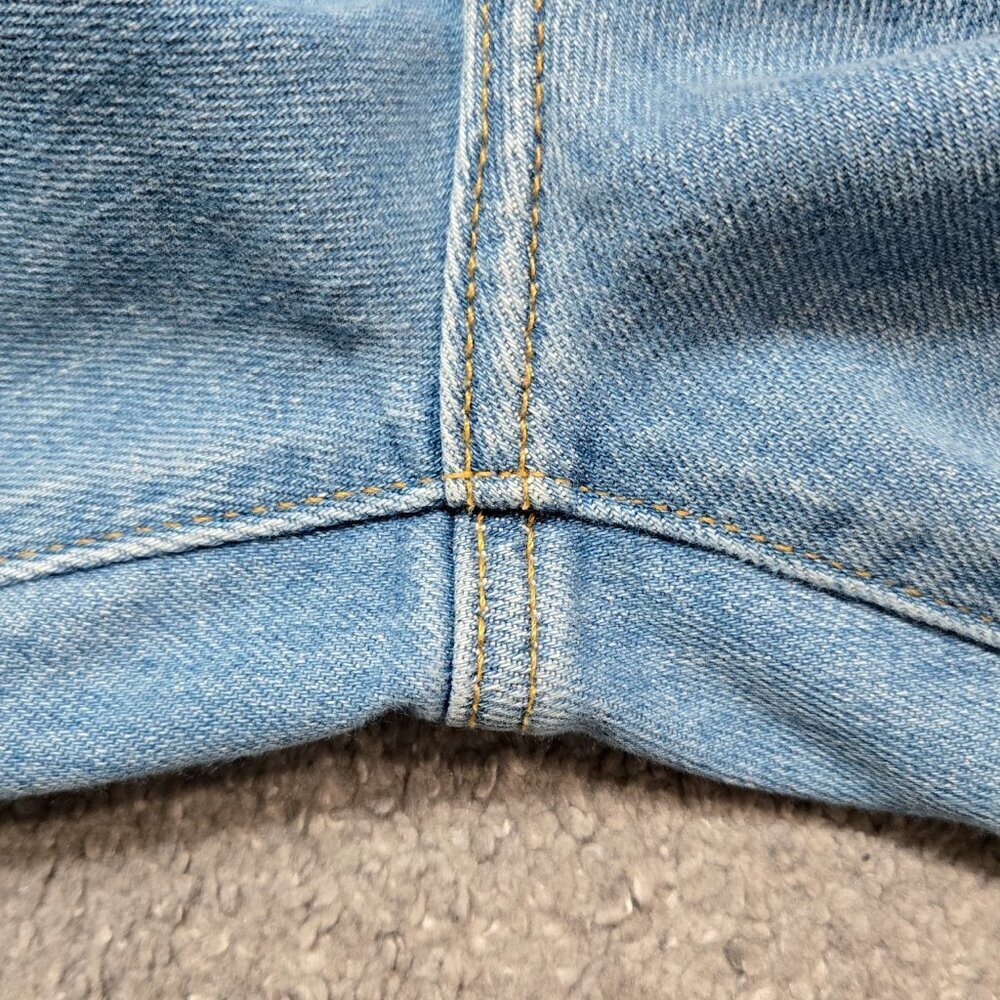LOFT Patch Pocket Kick Crop Jeans in Bright Vintage Light Wash Retro Look 765053 - Picture 11 of 12